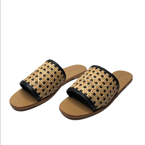 St. Agni | Hennie Rattan Slides Black EU 40 - Picture 3 of 7